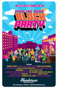 Sterling Road Block Party poster