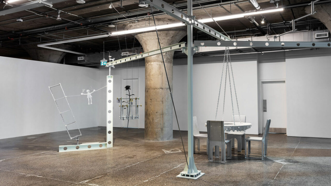Image of work by Susan for Susan, Toronto Design practice, installed at MOCA.