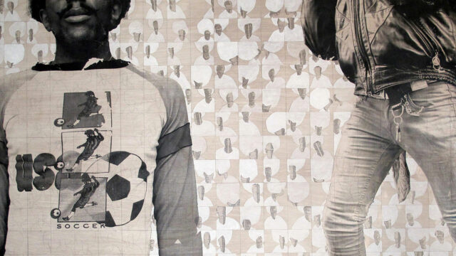 Work by Sandra Brewster on display at MOCA