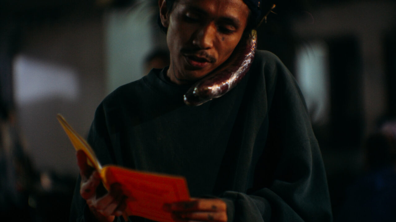 3rd Kamias Triennial, performance and reading by Fabiola Carranza, 2020 (1)