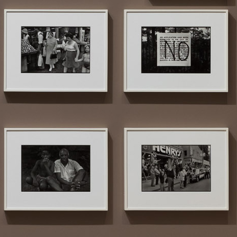 Image of June Clark, installation view of gelatin silver prints dating from 1972 to 1983.