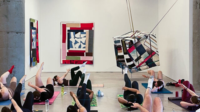 pilates in the museum