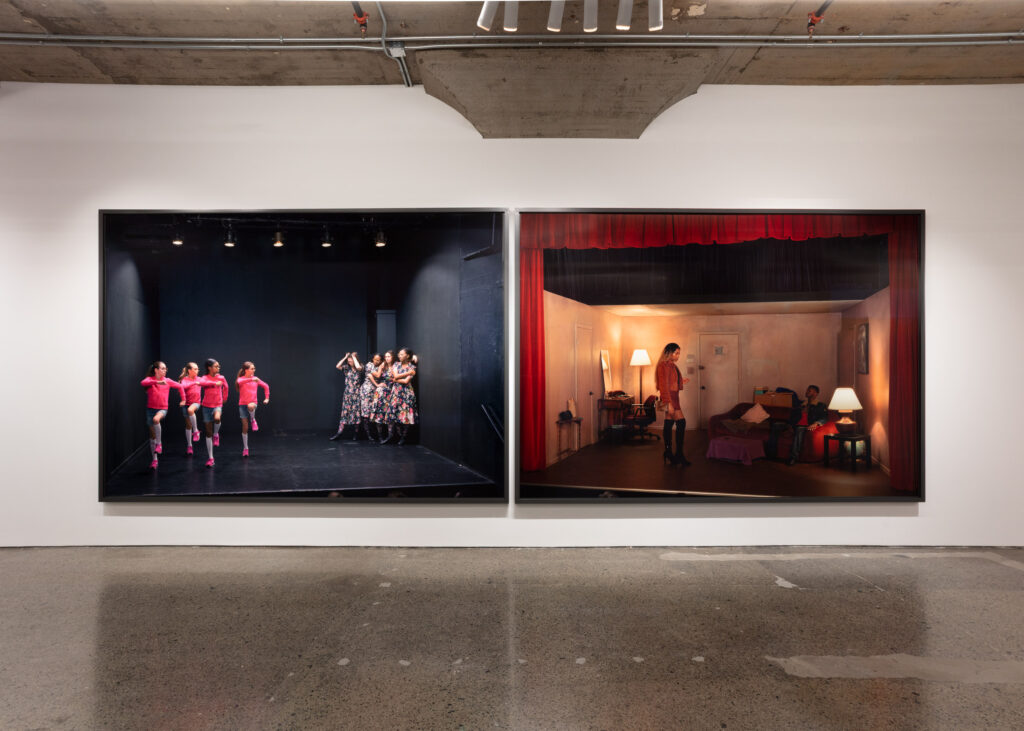 jeff wall actor in two roles diptych
