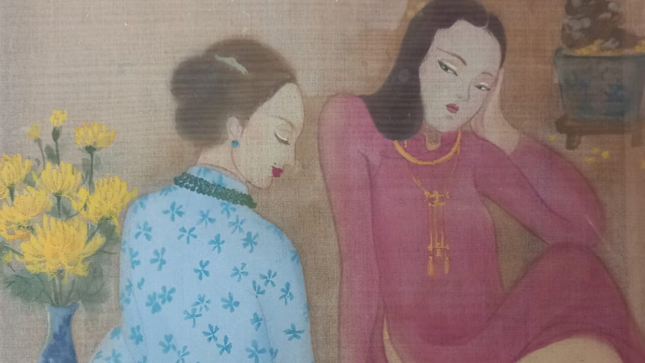 alek phan blossoming silk painting