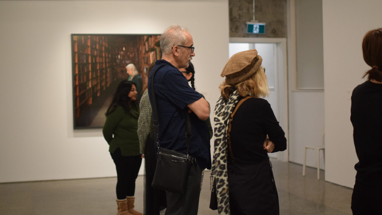 curator tour at moca